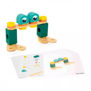 Janod Brico'kids Set di costruzioni 50 pezzi da 3 anni