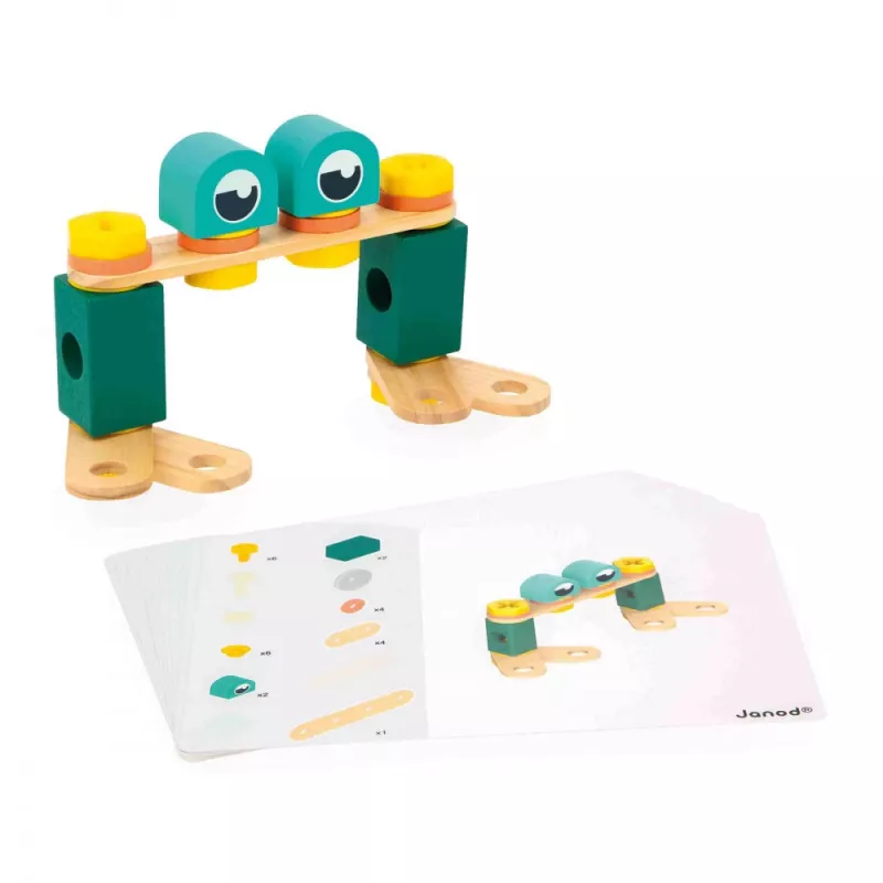 Janod Brico'kids Set di costruzioni 50 pezzi da 3 anni
