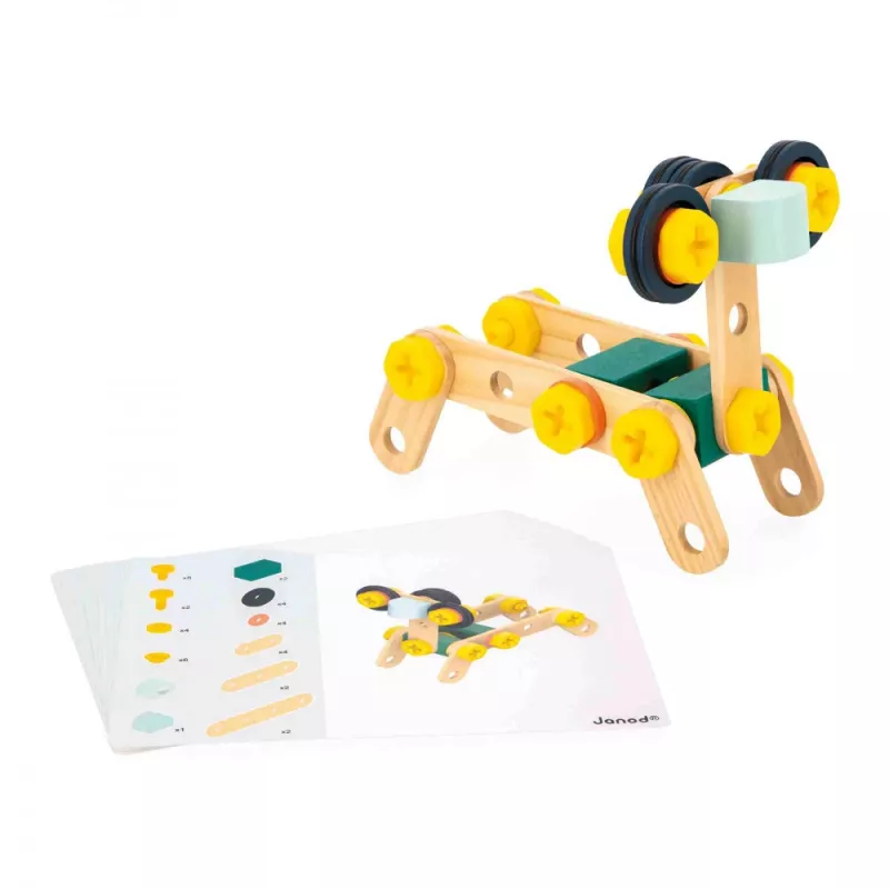 Janod Brico'kids Set di costruzioni 50 pezzi da 3 anni