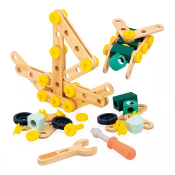 Janod Brico'kids Set di costruzioni 100 pezzi da 3 anni