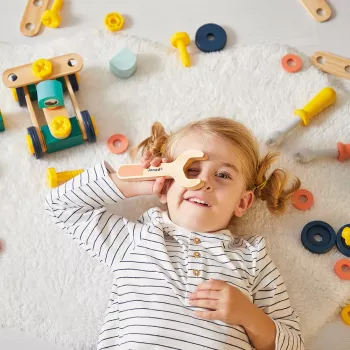 Janod Brico'kids Set di costruzioni 100 pezzi da 3 anni