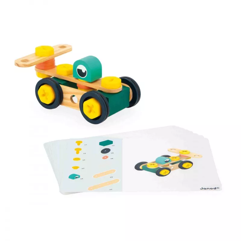 Janod Brico'kids Set di costruzioni 100 pezzi da 3 anni