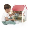 JANOD Lilliputiens Casa delle bambole in legno con 15 accessori J06467