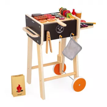 Janod Barbecue in legno con accessori