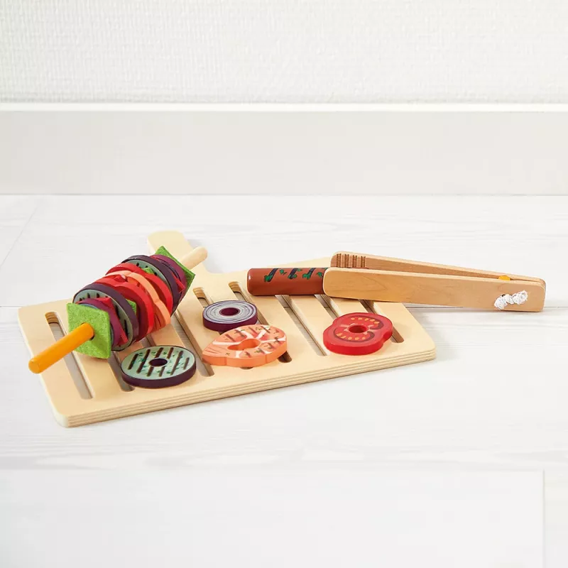 Janod Barbecue in legno con accessori