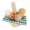Janod Shiny Grandma Cestino del pane in legno set gioco di ruolo 9 pezzi J06645