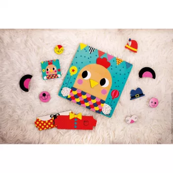Janod Puzzle Magnetico in Legno Animali J08035