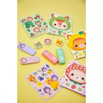 Janod Set Cancelleria 12 Pezzi Fruit Sweeties 6+