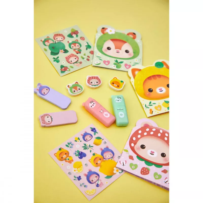 Janod Set Cancelleria 12 Pezzi Fruit Sweeties 6+
