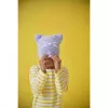 Janod Set Creativo Lavoro a Maglia - Cappello Gattino per Bambini da 8 Anni