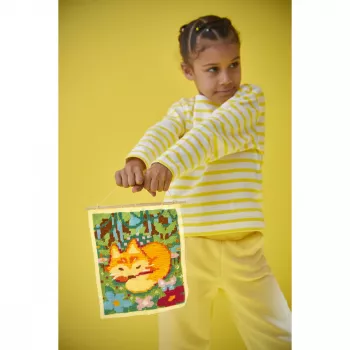 Janod Set Creativo Adesivi Tela Volpe 8+