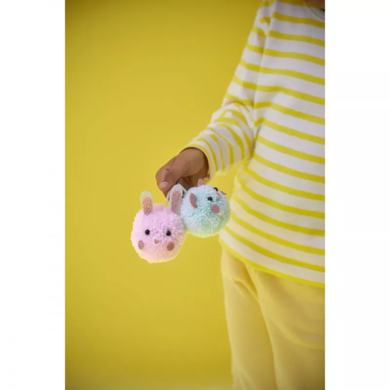 Janod Set Fai-da-te Pom-Pom - 2 Piccoli Animali - da 7 Anni