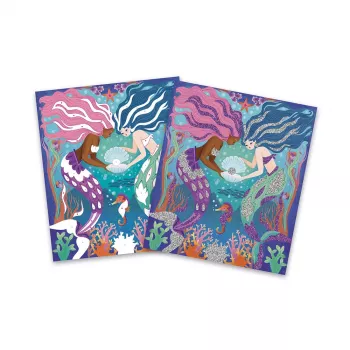 Janod Kit Artistico Creativo Glitter Sirene 6+