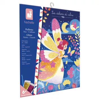 Janod Set Creativo Fata Glitter per Bambini da 6 Anni