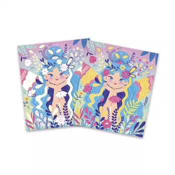 Janod Set Creativo Fata Glitter per Bambini da 6 Anni