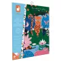 Janod Kit Mosaico Cristalli Luminescenti - Giungla Notturna - Attività Creativa per Bambini da 6 Anni