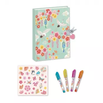 Janod Set Creativo Diario Segreto Japanese Dreams 7+