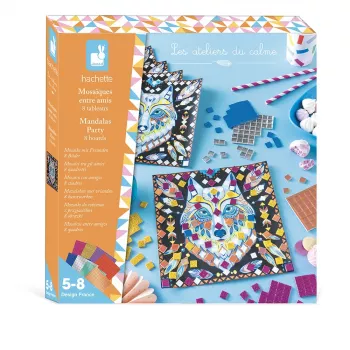Janod Set Mosaico Creativo Mandala Party Friends 5-8 Anni