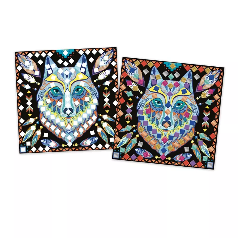 Janod Set Mosaico Creativo Mandala Party Friends 5-8 Anni