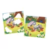 Janod My Arts & Crafts Libro da Colorare con Acqua Riutilizzabile - Animali Carini - da 18 Mesi