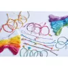 Janod Set Creativo Fai-da-te Creazione Gioielli Bracciali Arcobaleno 30 Pezzi 8+