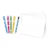 Janod Set di Disegno Passo dopo Passo con Pennarelli Glitter - 20 Schede di Disegno e 20 Schede da Colorare per Bambini da 6 Anni