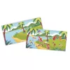 Janod My Arts & Crafts Set Adesivi Riutilizzabili Dinosauri per Bambini 2+