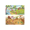 Janod My Arts & Crafts Set Adesivi Riutilizzabili Dinosauri per Bambini 2+
