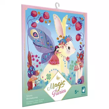 Janod Magic Fairies kit artistico con strass 5+