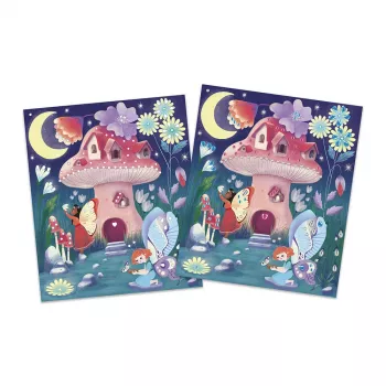 Janod Magic Fairies kit artistico con strass 5+