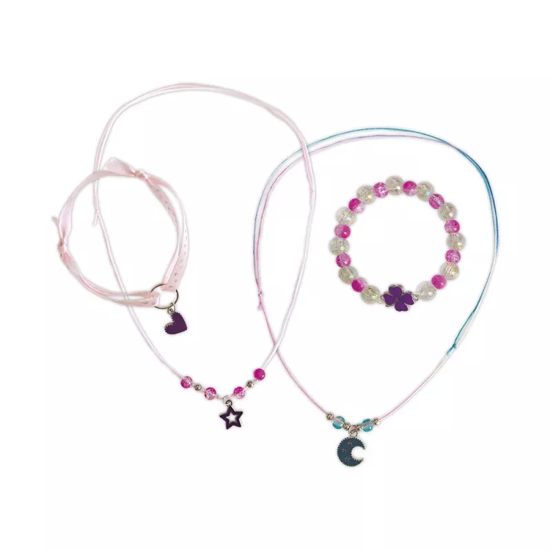 Janod set creativo per creare gioielli con ciondoli che cambiano colore 6+