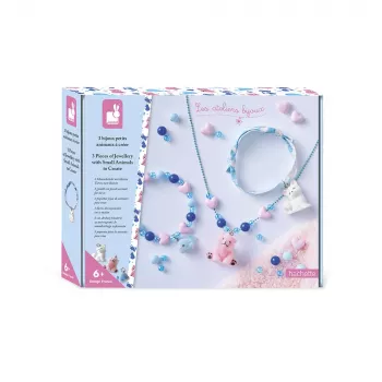 Janod set fai da te per creare gioielli piccoli animali 6+