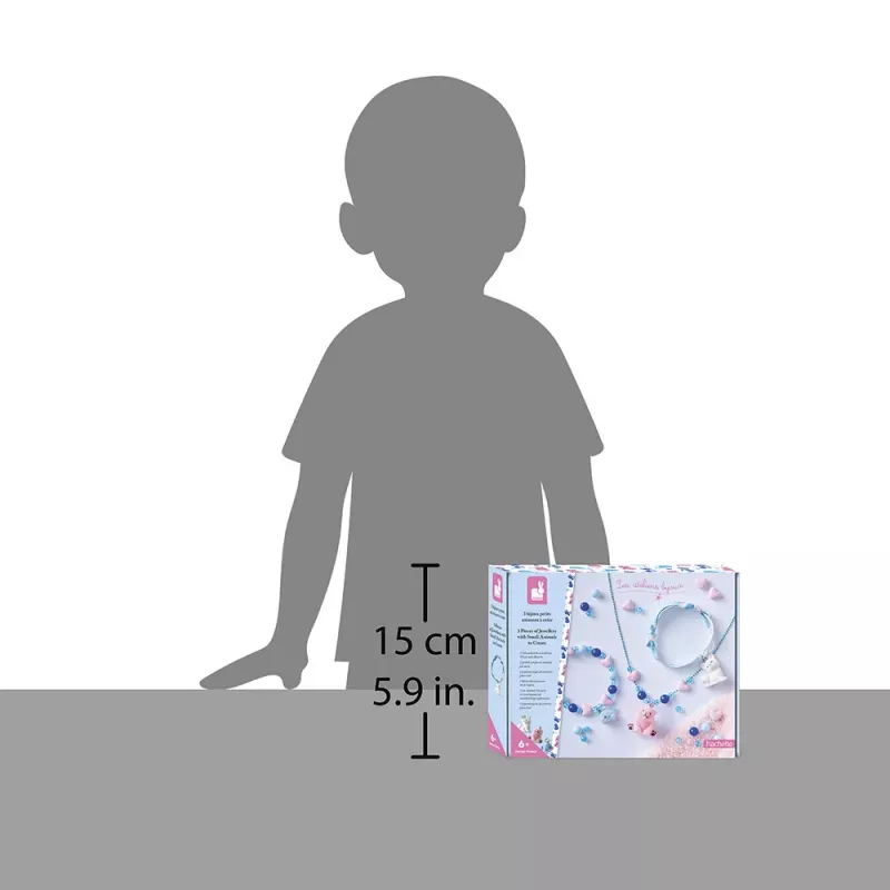 Janod set fai da te per creare gioielli piccoli animali 6+