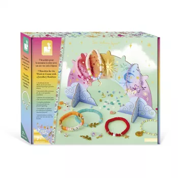 Janod set fai da te per creare bracciali con supporto - bracciale per ogni giorno della settimana 7+