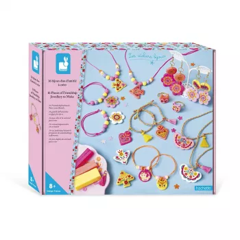 Janod set creativo bracciali dell'amicizia per bambina da 8 anni