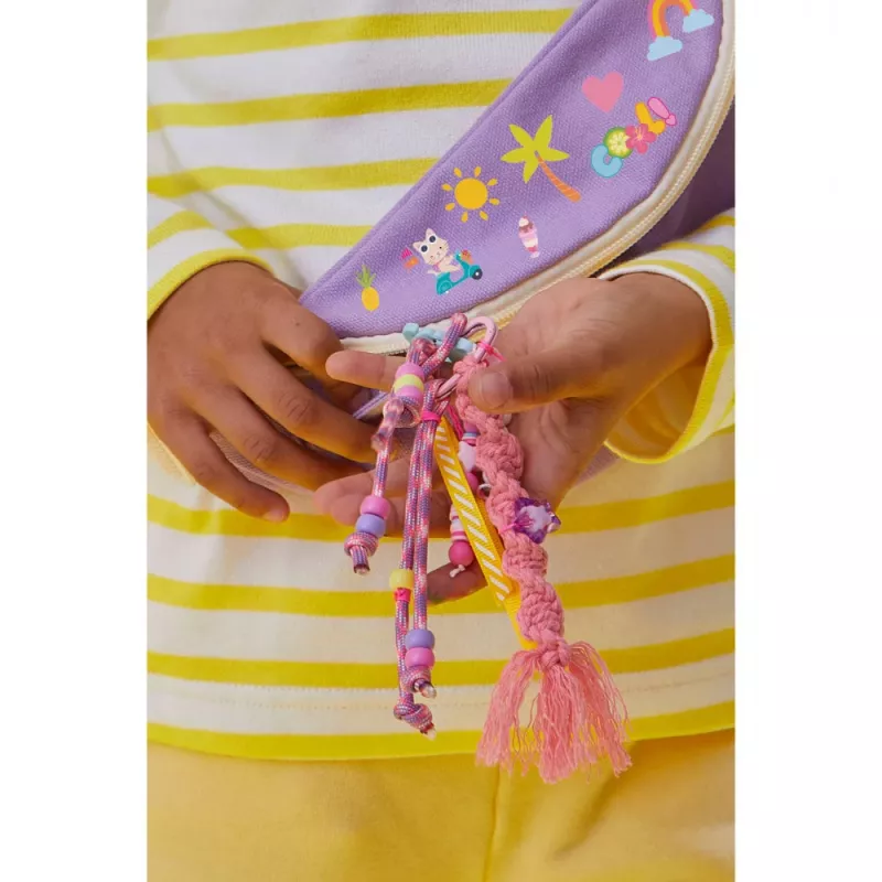 Janod set creativo fai da te portachiavi bag charm, set in feltro, da 7 anni