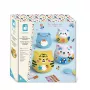 Janod set creativo decorazione figure animali in gesso 4 pezzi 6+