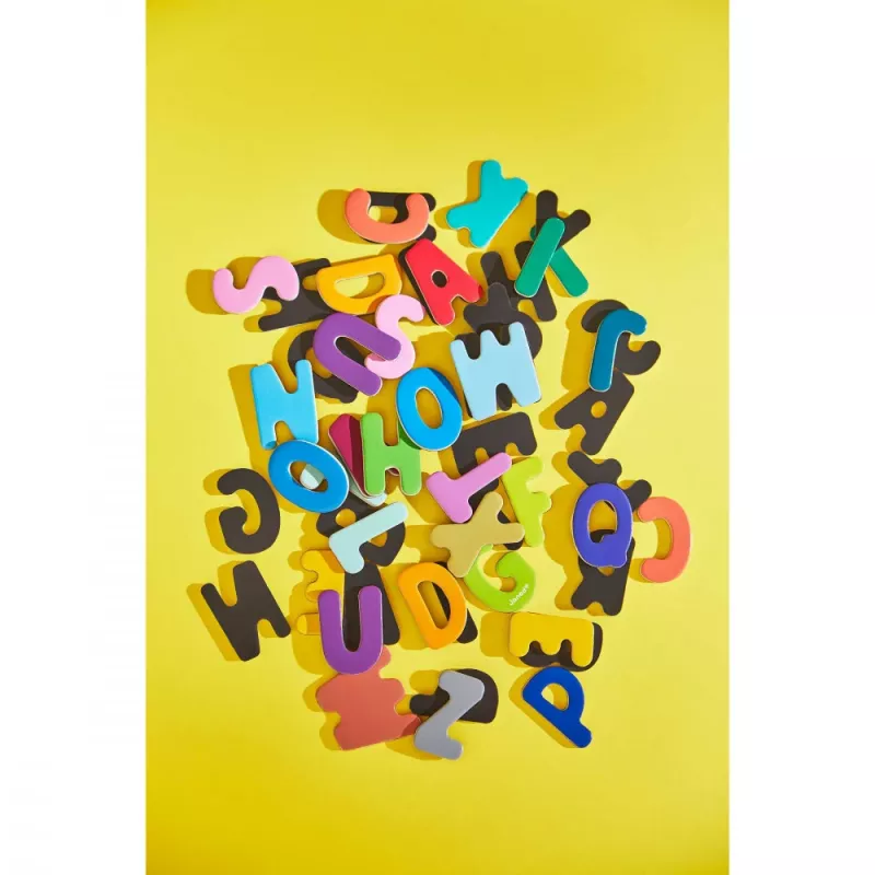 Janod lettere magnetiche in legno alfabeto 52 pezzi 3+