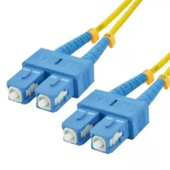 MCL Samar FJOS2/SCSC-1M Cavo patch in fibra ottica OS2 singlemode simplex SC/SC 1 m giallo