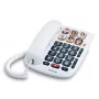 Alcatel TMAX10+ telefono da tavolo con filo bianco