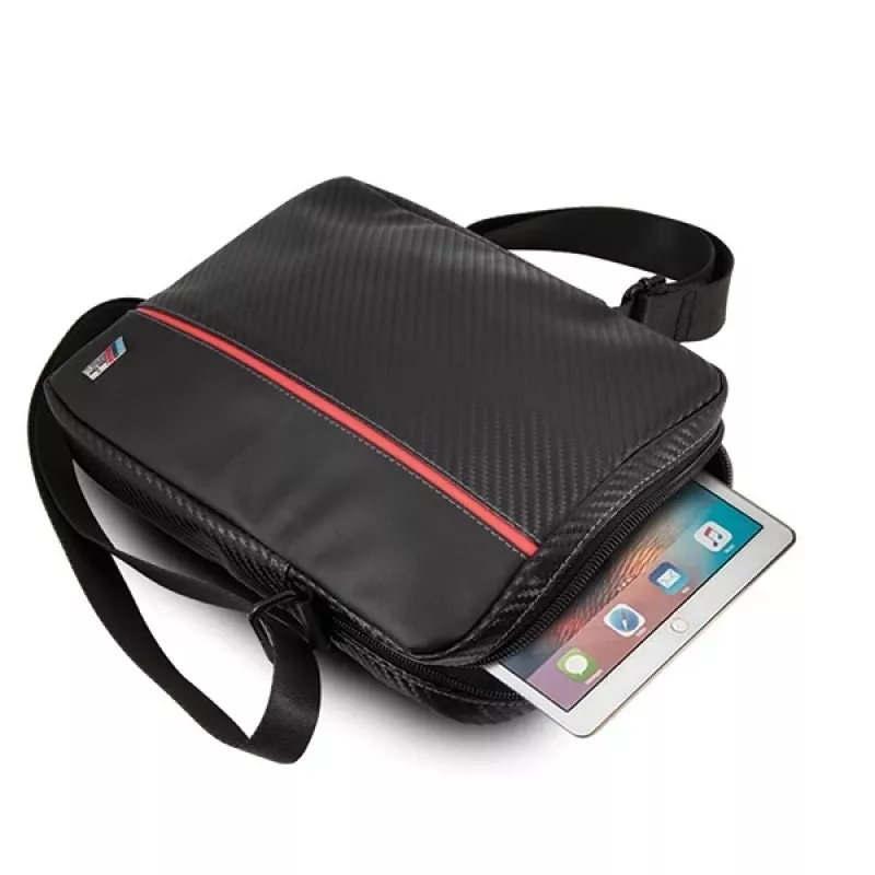 BMW custodia per tablet 8 pollici Carbon Red Stripe nero
