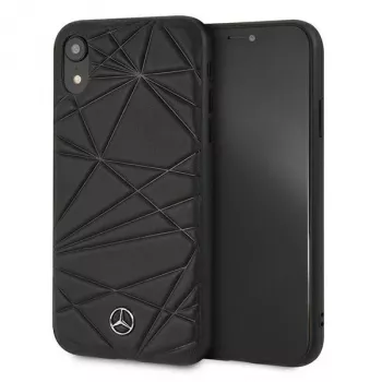 Mercedes-Benz MEPERHCI61QGLBK custodia rigida iPhone XR nero Twister