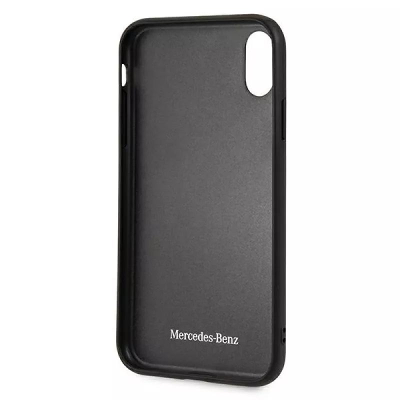 Mercedes-Benz MEPERHCI61QGLBK custodia rigida iPhone XR nero Twister