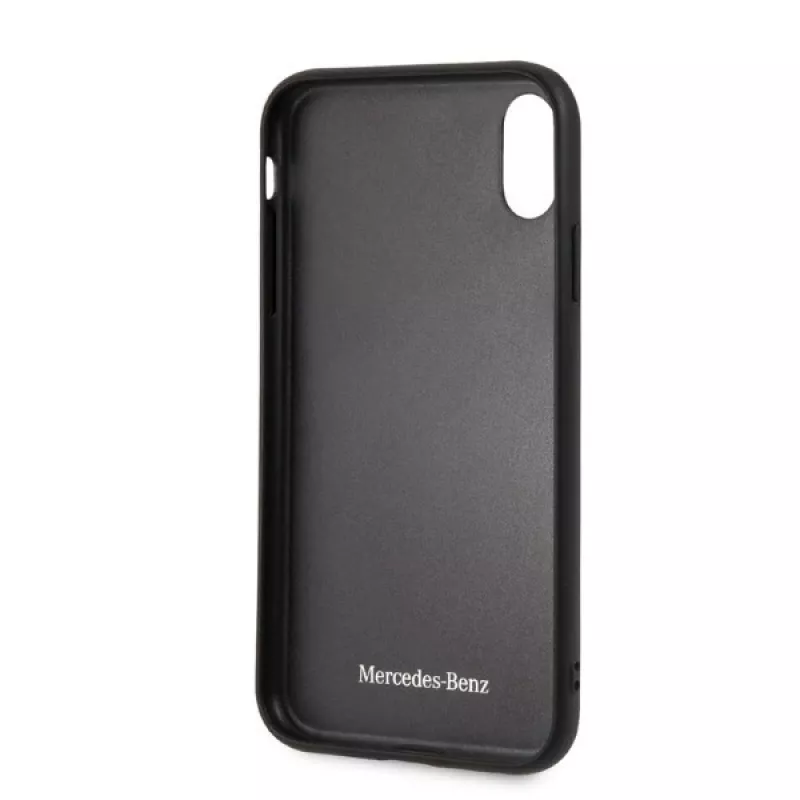 Mercedes-Benz MEHCI61THLBK custodia rigida New Organic I per Apple iPhone Xr - nero