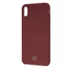 Mercedes-Benz MEHCI65SILRE custodia rigida in silicone per Apple iPhone Xs Max, rosso