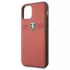 Ferrari custodia rigida in pelle Off Track per Apple iPhone 11 Pro - rosso