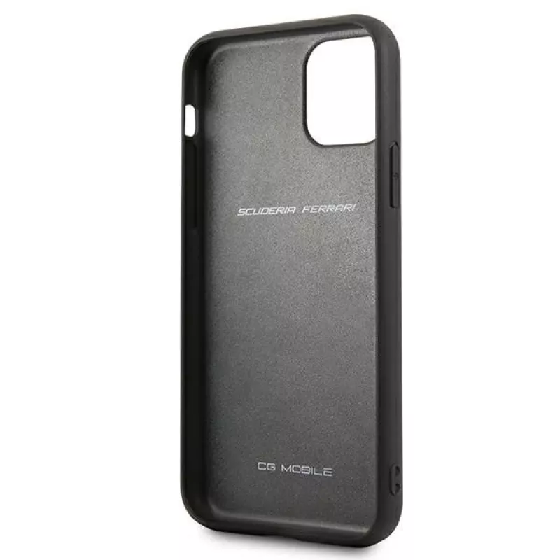 Ferrari custodia rigida in pelle Off Track per Apple iPhone 11 Pro - rosso