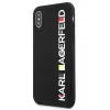 Karl Lagerfeld KLHCPXBHWHBK custodia rigida iPhone X/XS nero lucido Bauhaus
