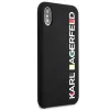 Karl Lagerfeld KLHCPXBHWHBK custodia rigida iPhone X/XS nero lucido Bauhaus