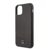Mercedes-Benz custodia rigida Wood Line Rosewood per Apple iPhone 11 Pro Max - marrone